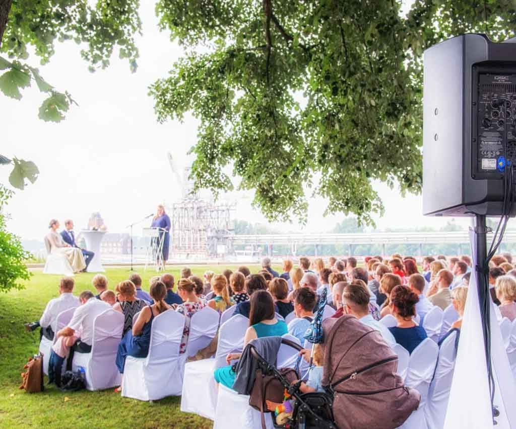 Hochzeit DJ Trauung Technik